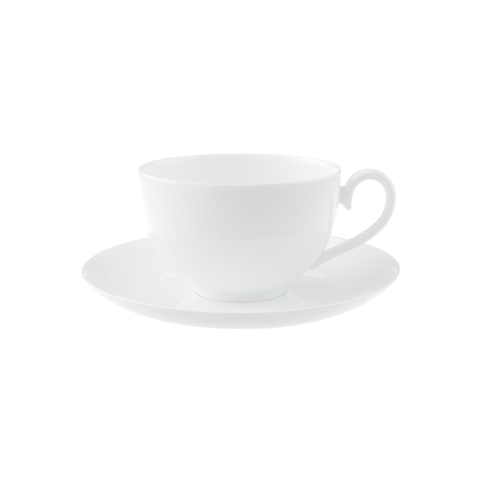 Villeroy & Boch Tasse Royal Café au Lait Tasse mit Untertasse 400 ml, 2-tlg., Porzellan