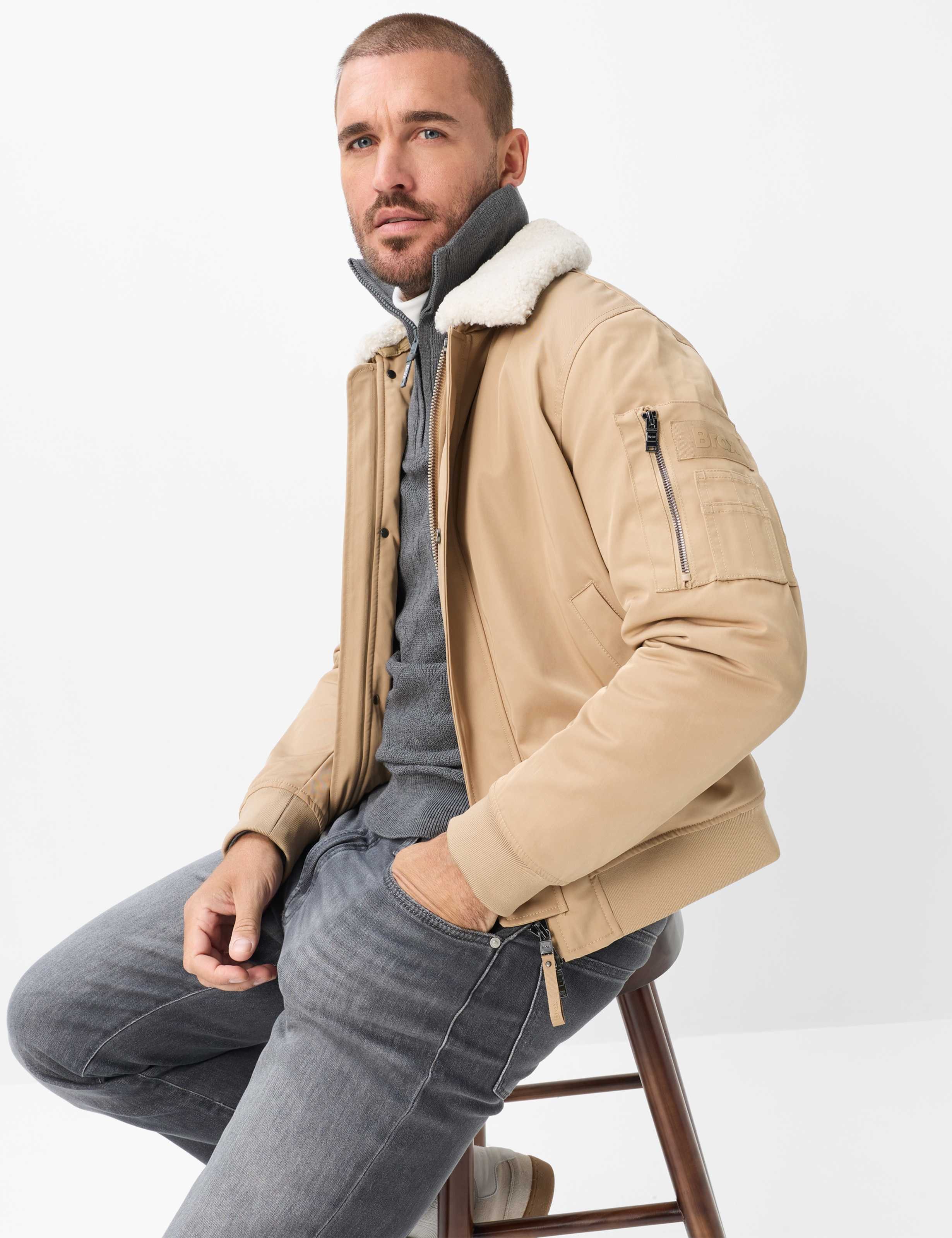 Brax Steppjacke Style LOGAN Blouson aus funktionalem Material – Bild 3 von 5