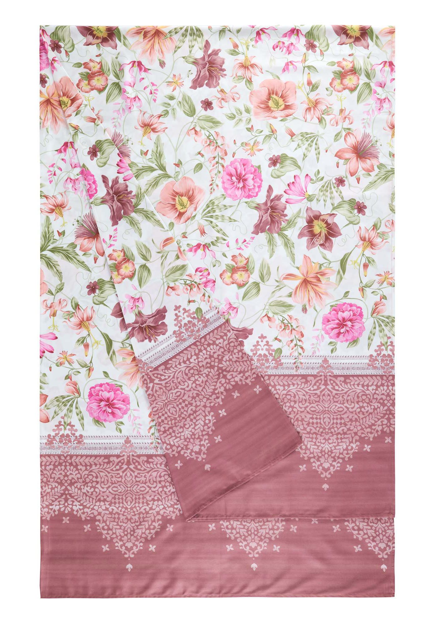 Bassetti Betttuch Bassetti Granfoulard CASABLANCA, P1 Rosa, Baumwolle, (1 Stück)