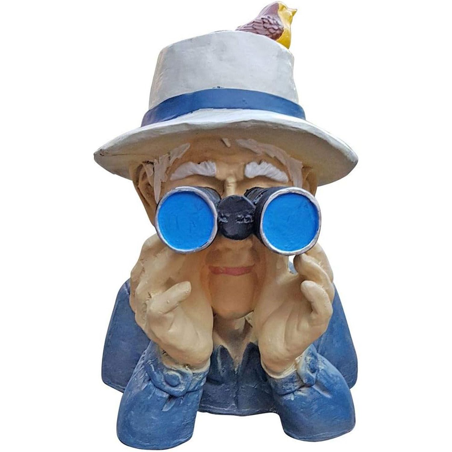 Fachhandel Plus Dekofigur Spanner mit Fernglas Opa Paschulke Gartendekorati günstig online kaufen