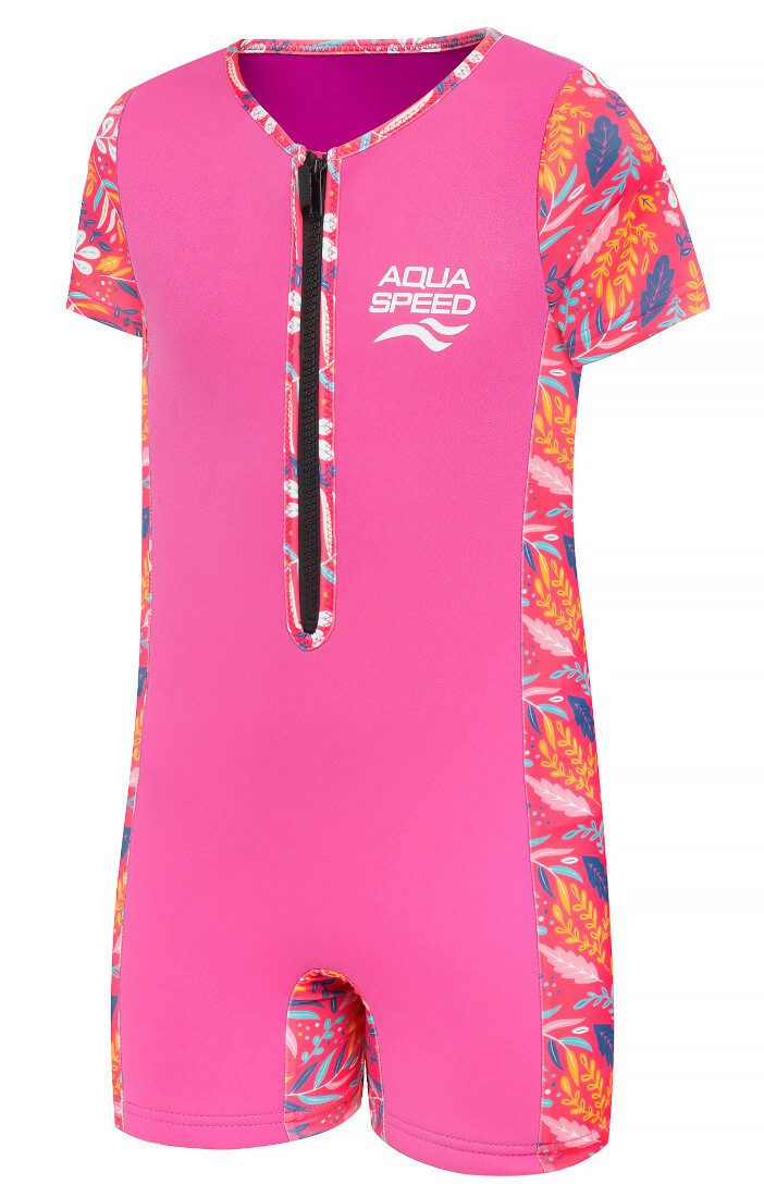 Aqua Speed Badeanzug Neopren Einteiler mit 30x30 Mikrofasertuch Jungen und Mädchen