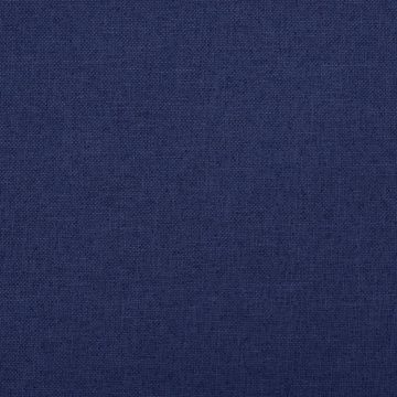 möbelando Hockerbank Adelshofen (B/H/T: 76x38x38 cm), aus Stoff in Blau