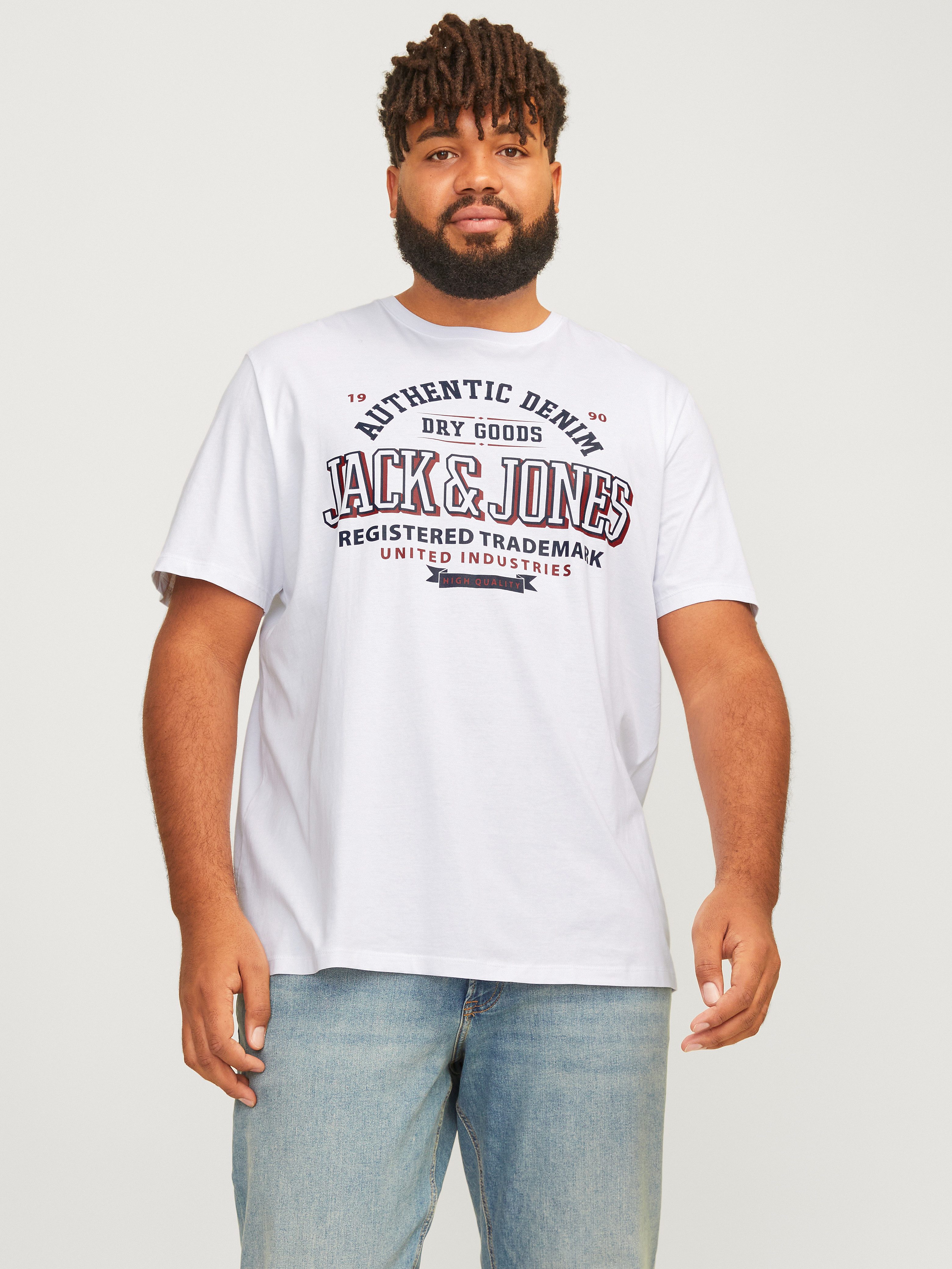 Jack & Jones PlusSize T-Shirt JJELOGO günstig online kaufen