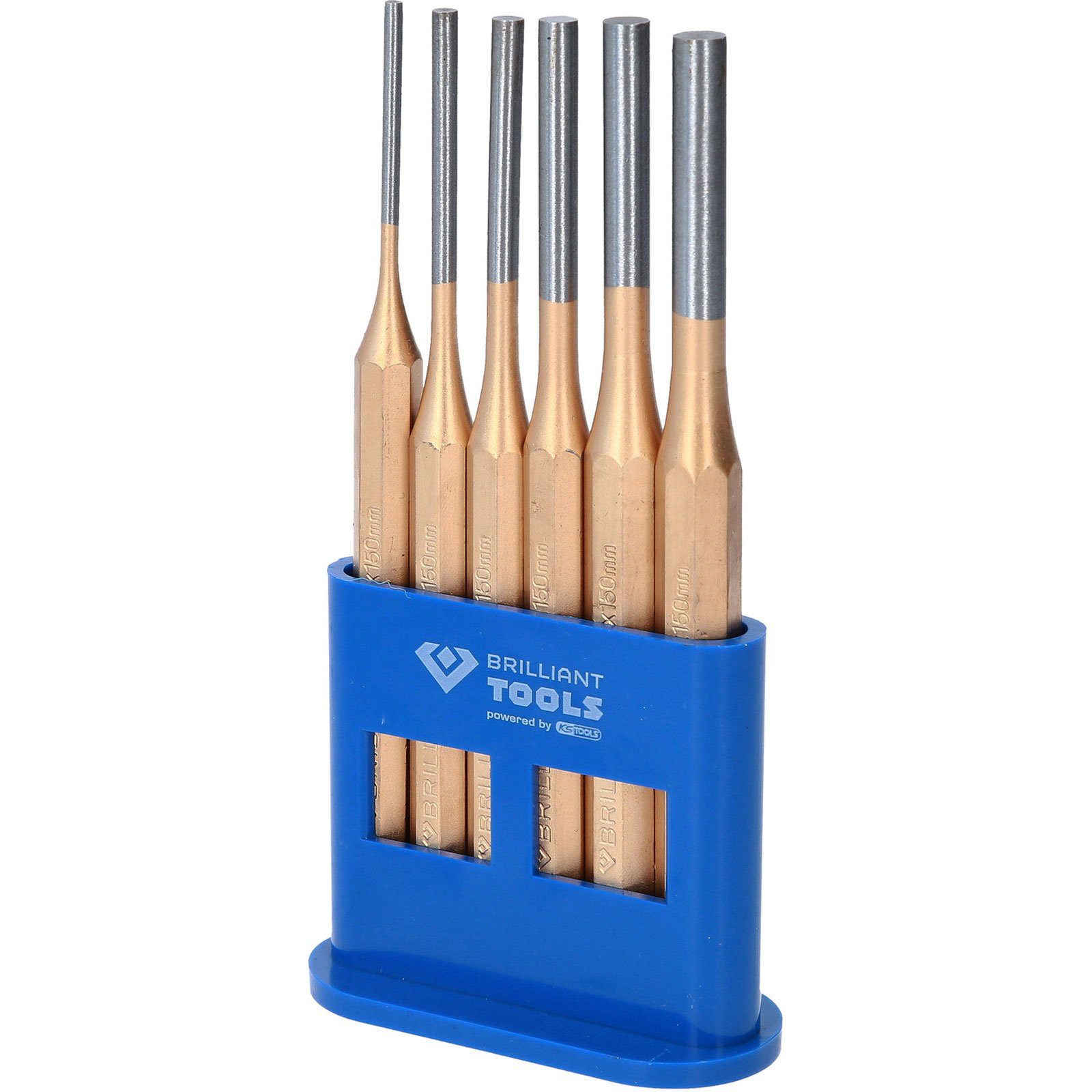 Brilliant Tools Spitzmeißel BRILLIANT TOOLS Шплинтыntreiber / Durchtreiber-Satz 6tlg. - BT085...