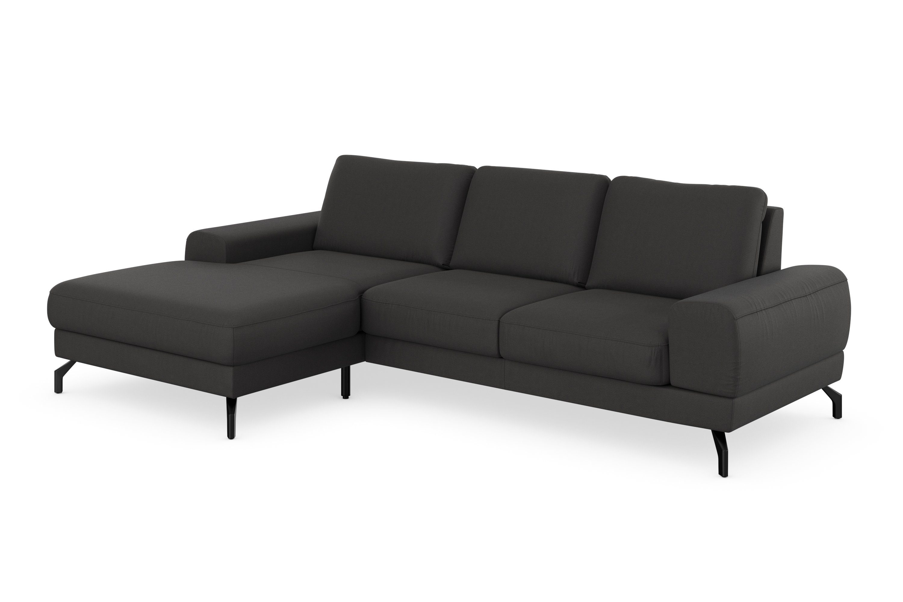 sit&more Ecksofa Cinturo, inklusive Sitztiefenverstellung 45 cm Federkern, und Sitzhöhe