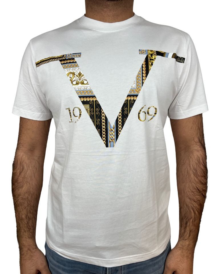 19V69 ITALIA T-Shirt - Baroque R-Neck T-Shirt günstig online kaufen
