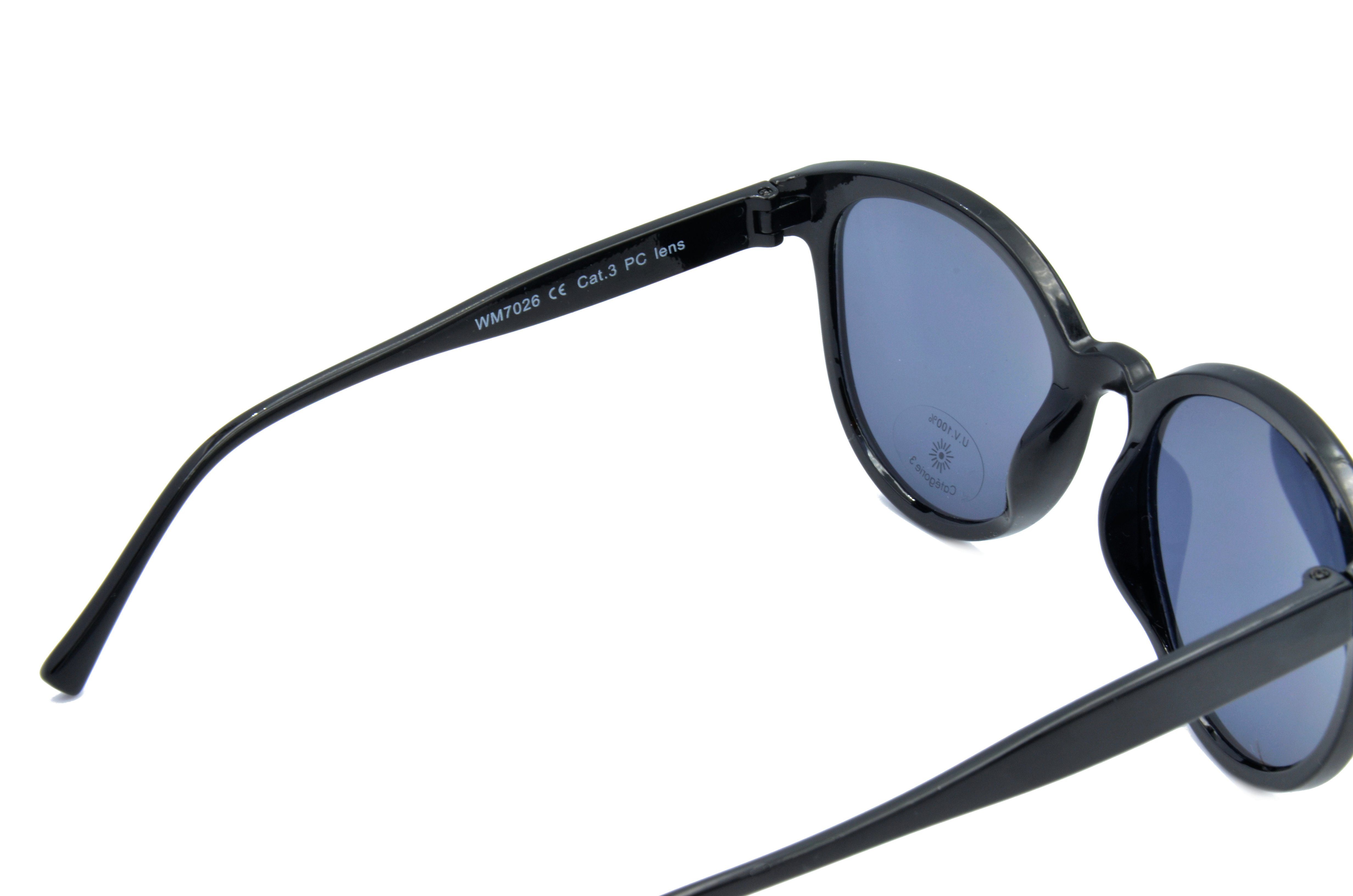 Sonnenbrille Damen Mode Brille GAMSSTYLE "Pianolackoptik", Gamswild schwarz WM7026