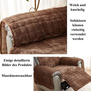 Sofabezug Sesselschoner Sesselauflage Relax Sofa Armlehnenbezüge Anti-Rutsch, NUODWELL