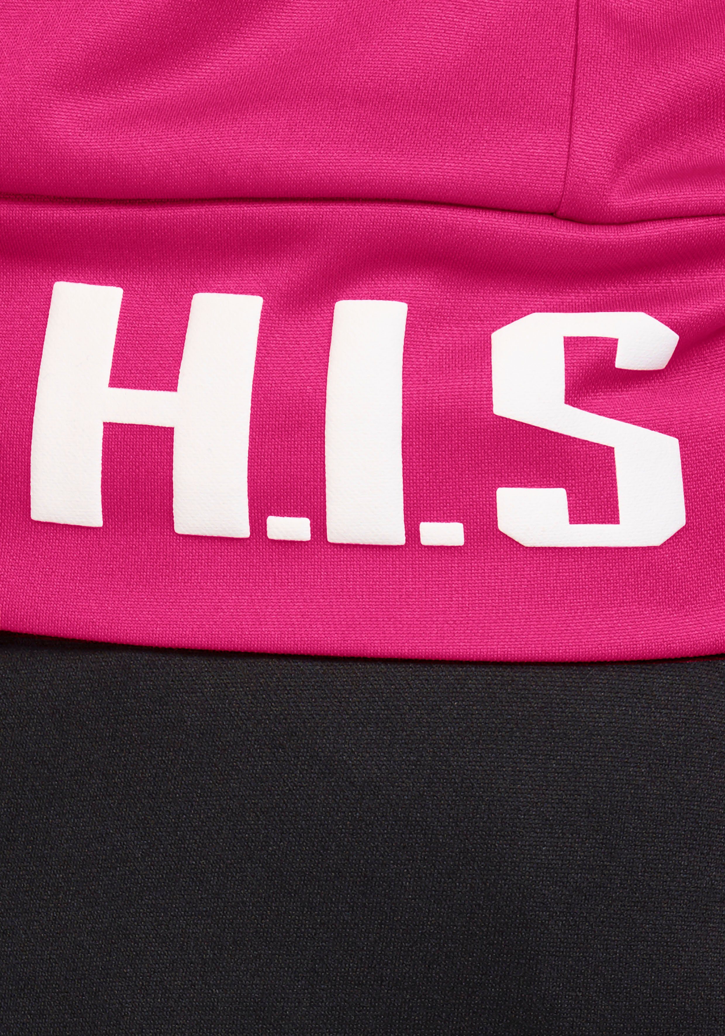 (Trainingsanzug 2-tlg) Material) (Set, H.I.S nachhaltigem aus Trainingsanzug Pink