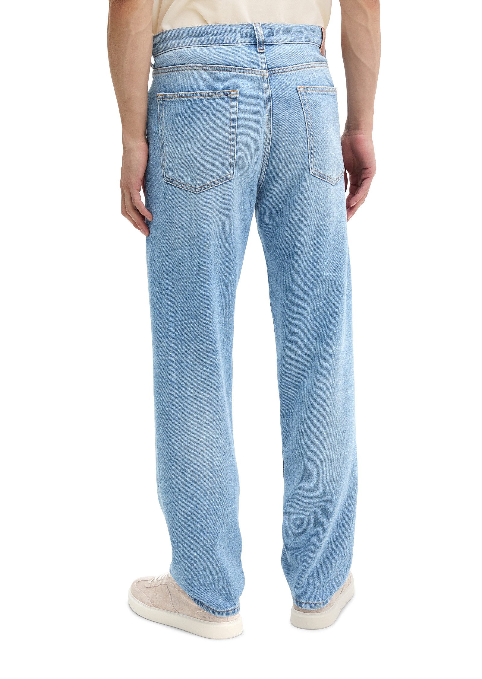 Marc O'Polo Regular-fit-Jeans aus besonders weichem TENCEL™ Lyocell, Leinen und Bio-Baumwolle