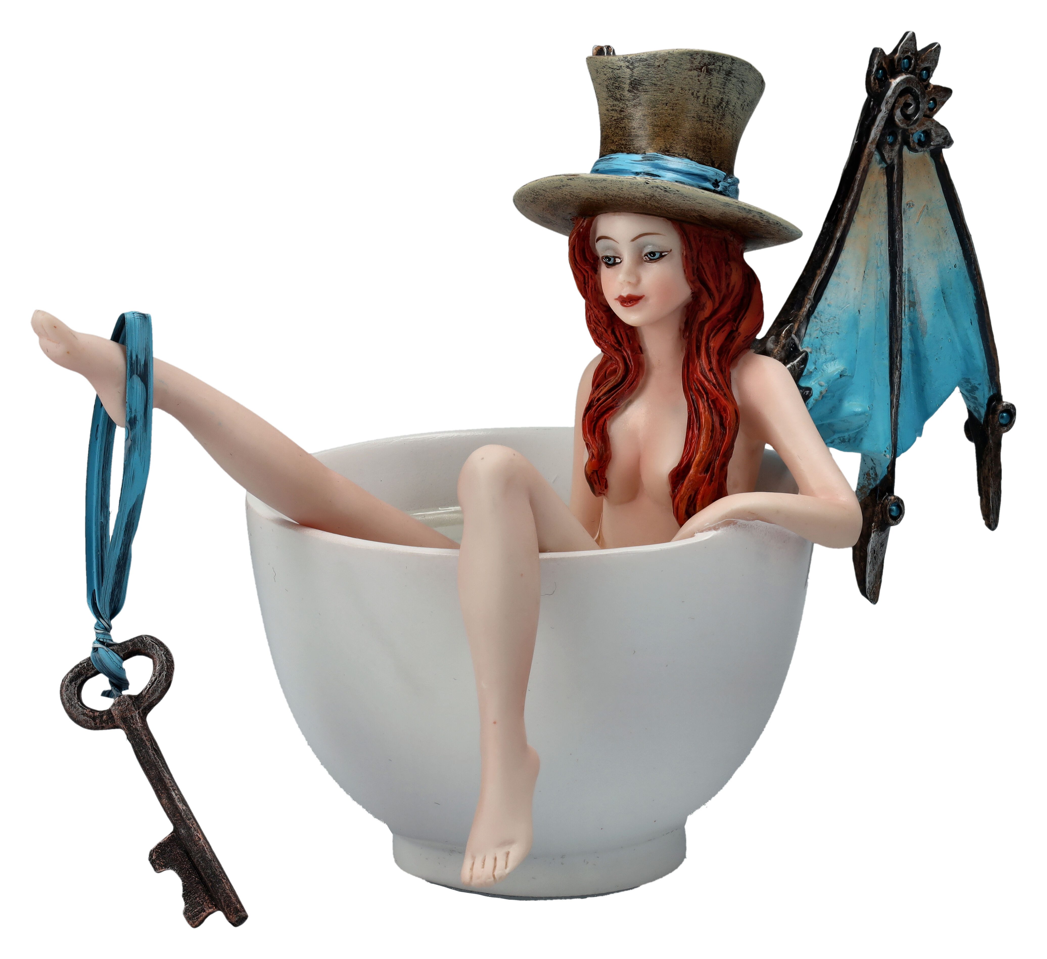 Figuren Shop GmbH Fantasy-Figur Elfen Figur in Tasse - Steampunk Bath by Am günstig online kaufen