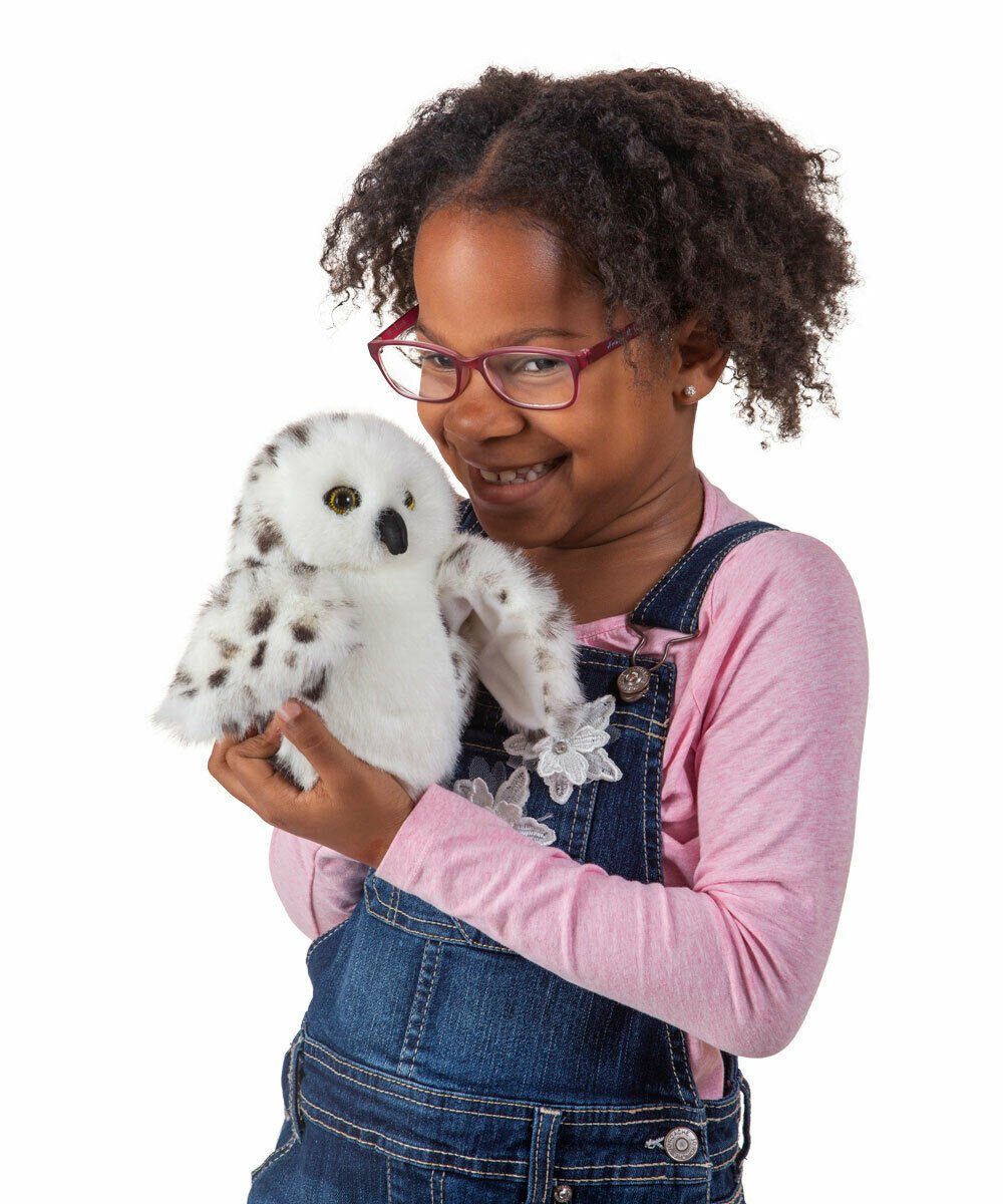 Folkmanis Handpuppen Handpuppe Kleine Schneeeule Folkmanis Handpuppe 3151 (Packung)