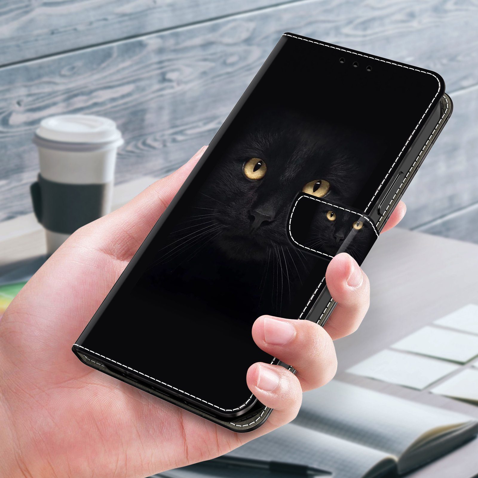 Flip-Hülle Für Xiaomi Redmi Note 9 – Mit Kartenschlitzen, Magnetverschluss & Standfunktion