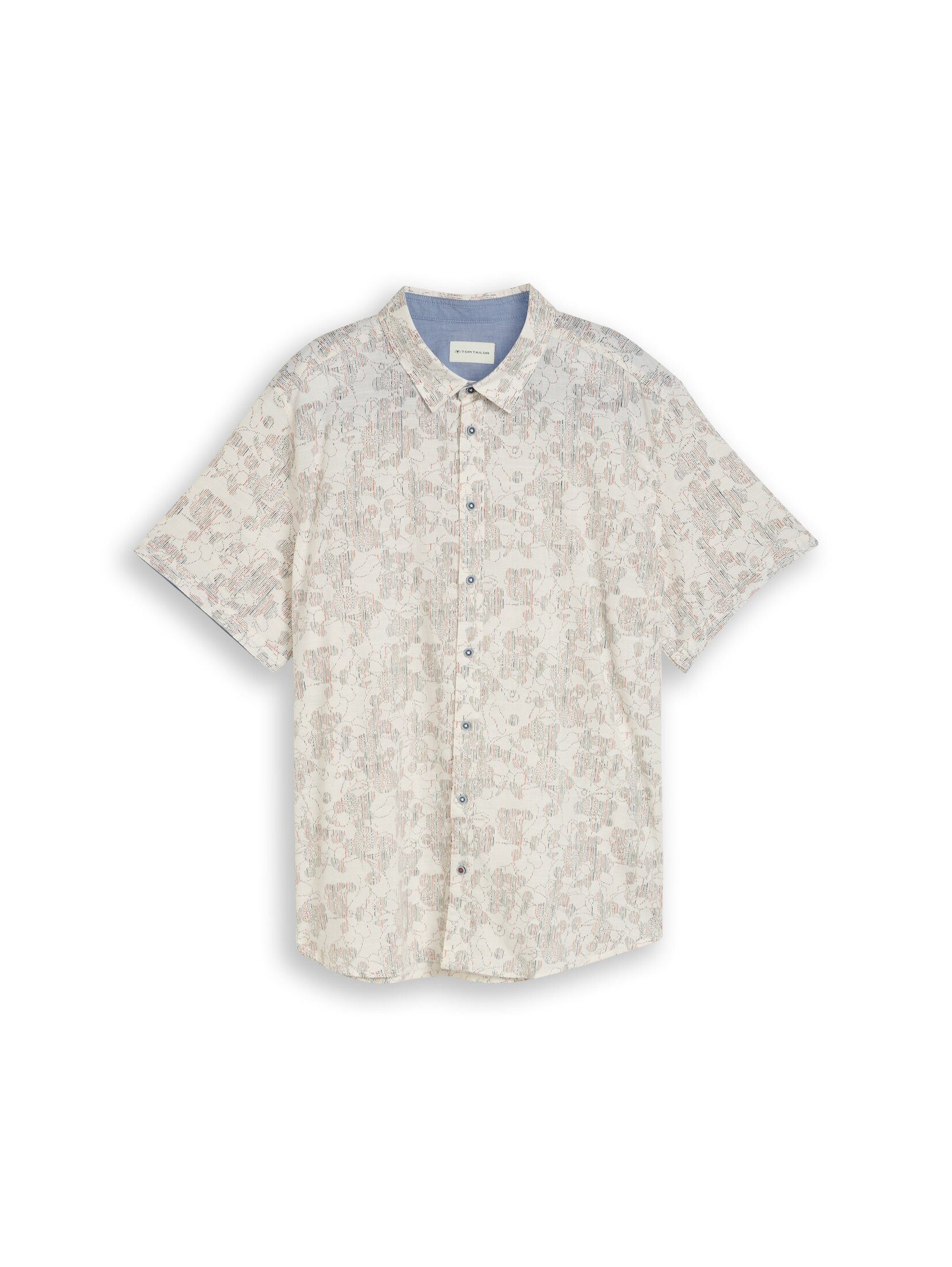 TOM TAILOR PLUS Kurzarmhemd Blusen & Shirts Plus Size - Kurzarmhemd mit Muster
