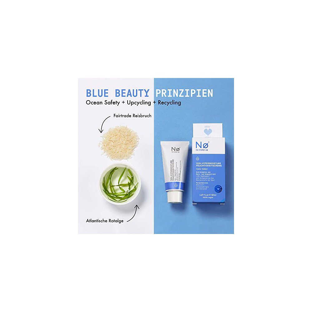 NO Cosmetics Tagescreme NØ rain today 120h Hypermoisture Feuchtigkeitscreme 50ml