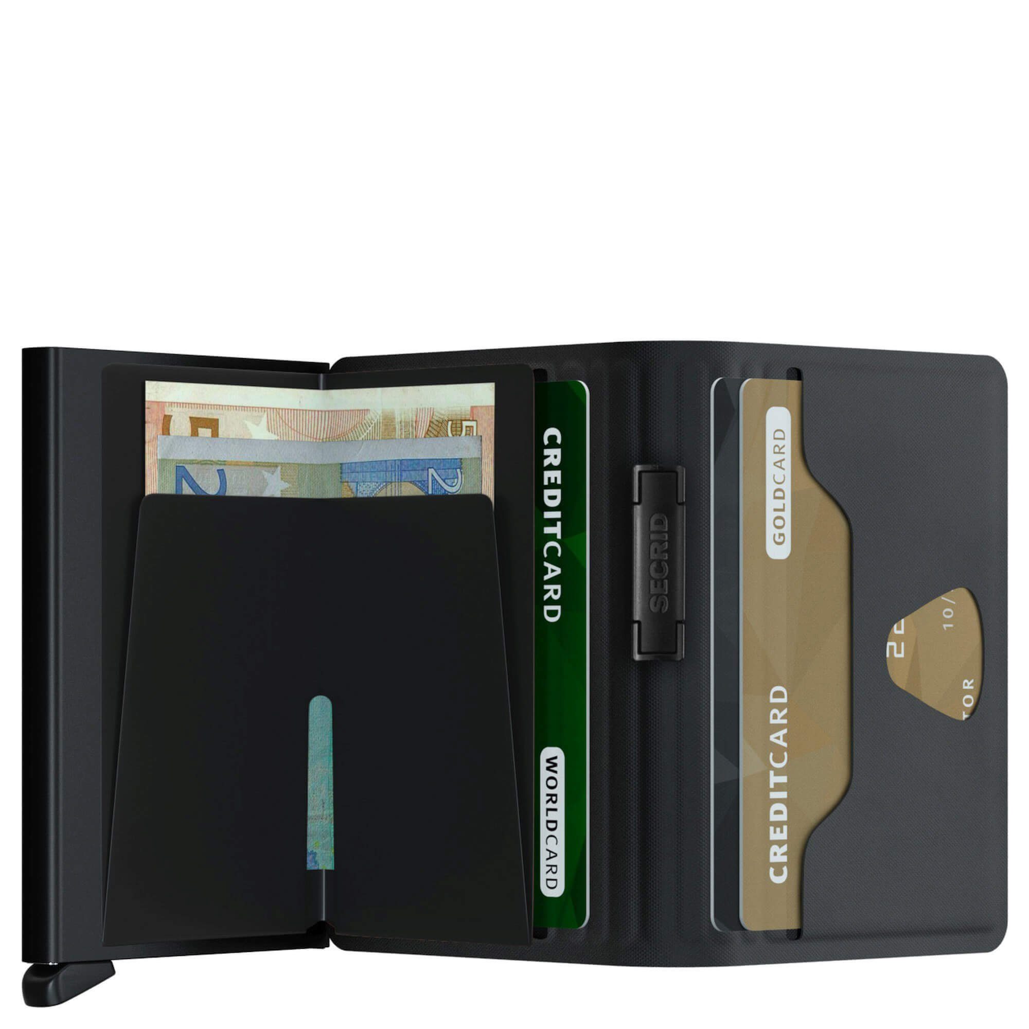 4cc 10 Bandwallet SECRID TPU - Geldbörse Geldbörse cm (1-tlg) RFID black
