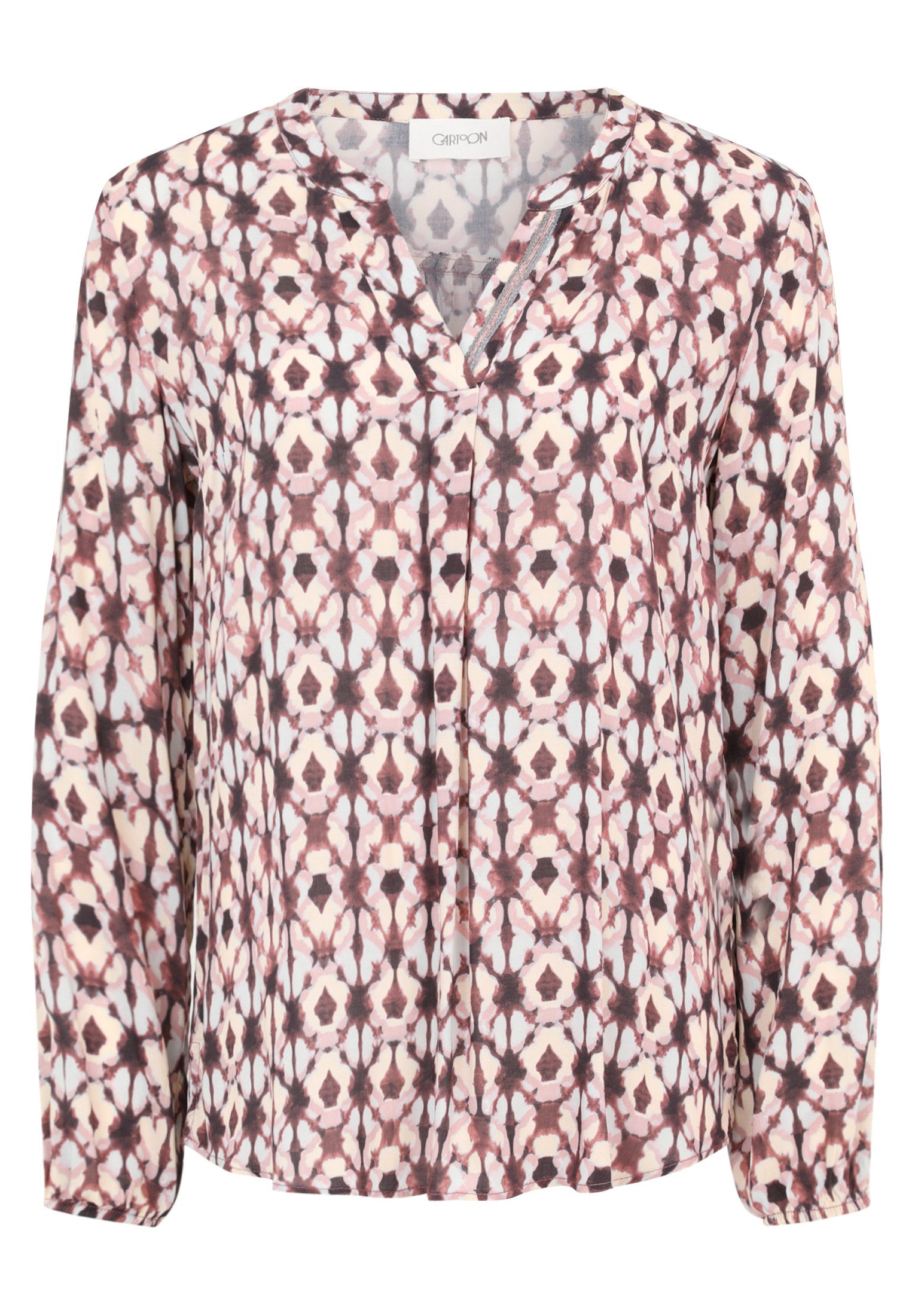 Shirtbluse Damen mit Muster