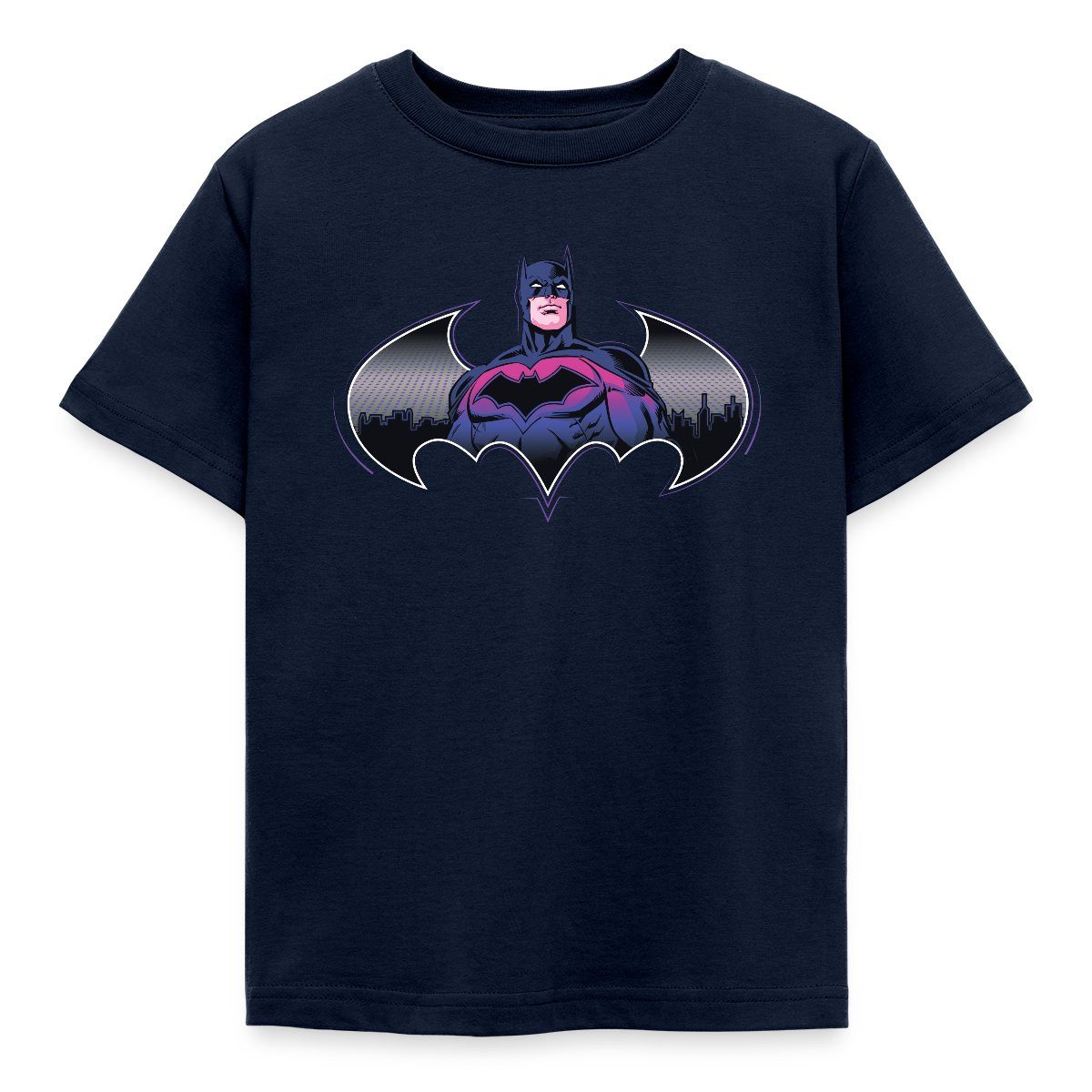 T-Shirt Batman Cooles Design Mit Logo Und Pinkem Kostüm Kinder T-Shirt