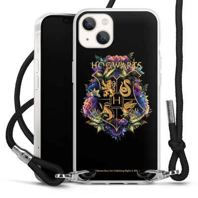 DeinDesign Handyhülle Harry Potter Hogwarts Wappen Hogwarts Emblem, Apple iPhone 13 Handykette Hülle mit Band Case zum Umhängen