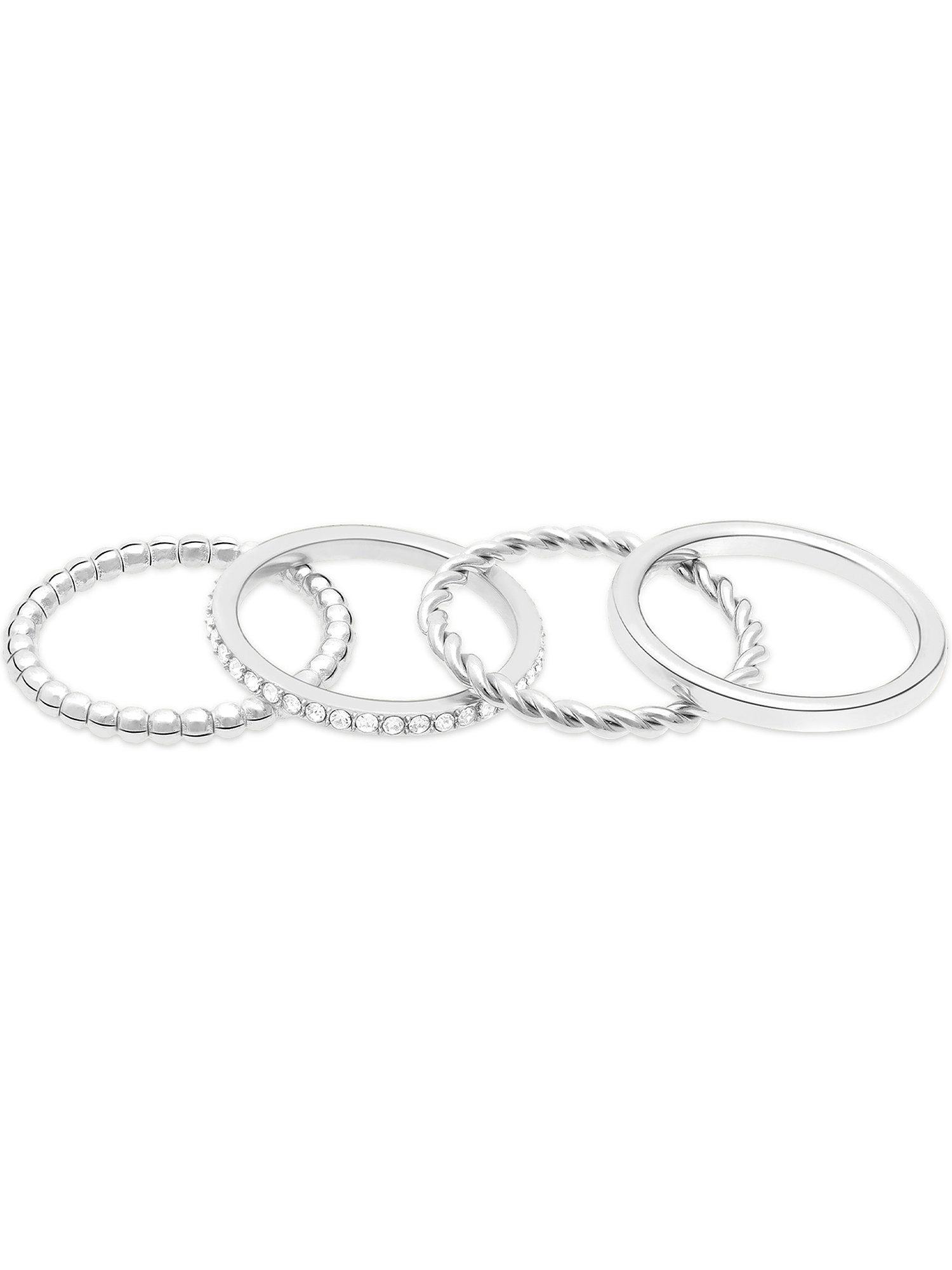 s.Oliver Fingerring S.Oliver Damen-Damenring Edelstahl