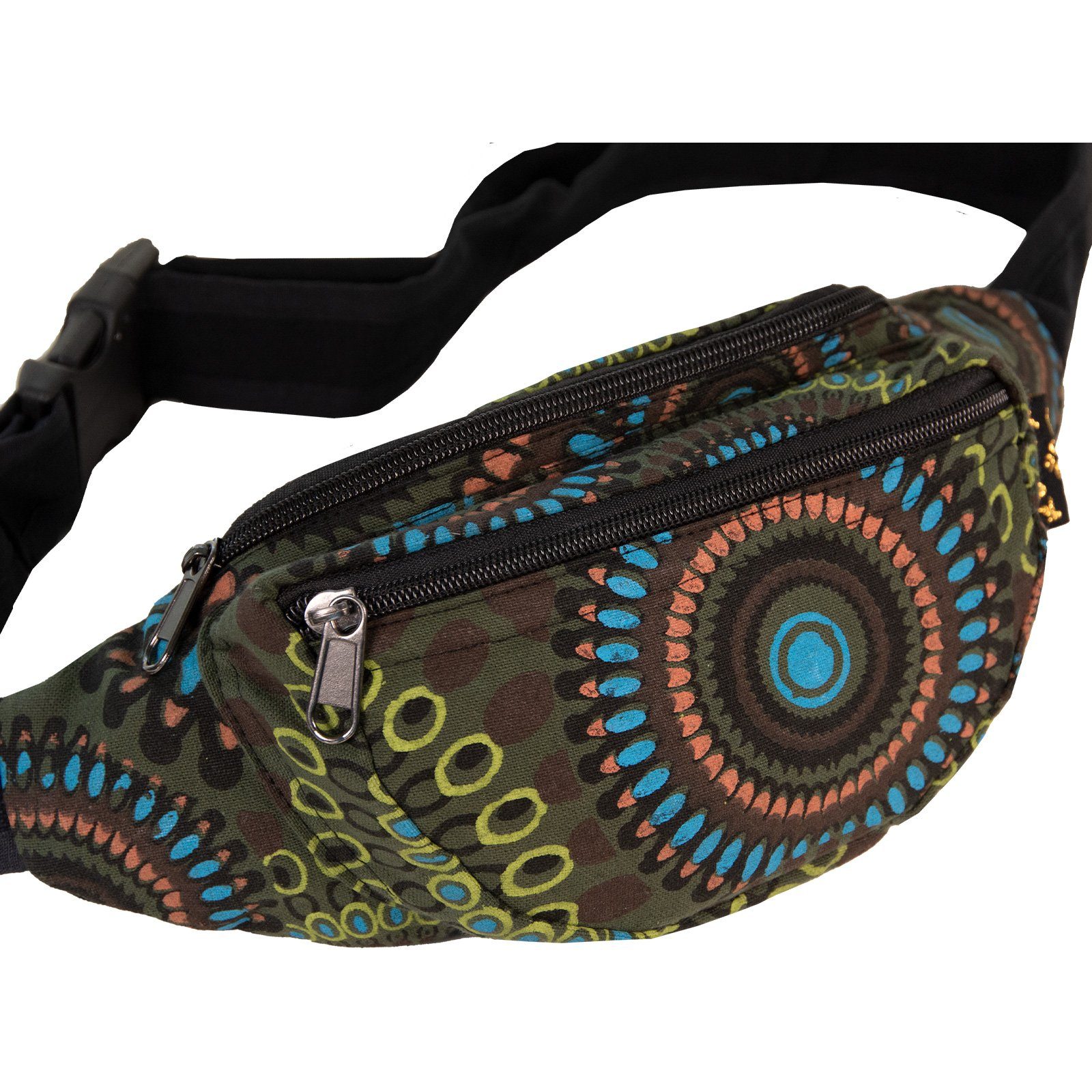 KUNST UND MAGIE Bauchtasche Kunst und Magie Bunte Boho Goa Bauchtasche Gürteltasche Hüfttasche – Bild 4 von 4