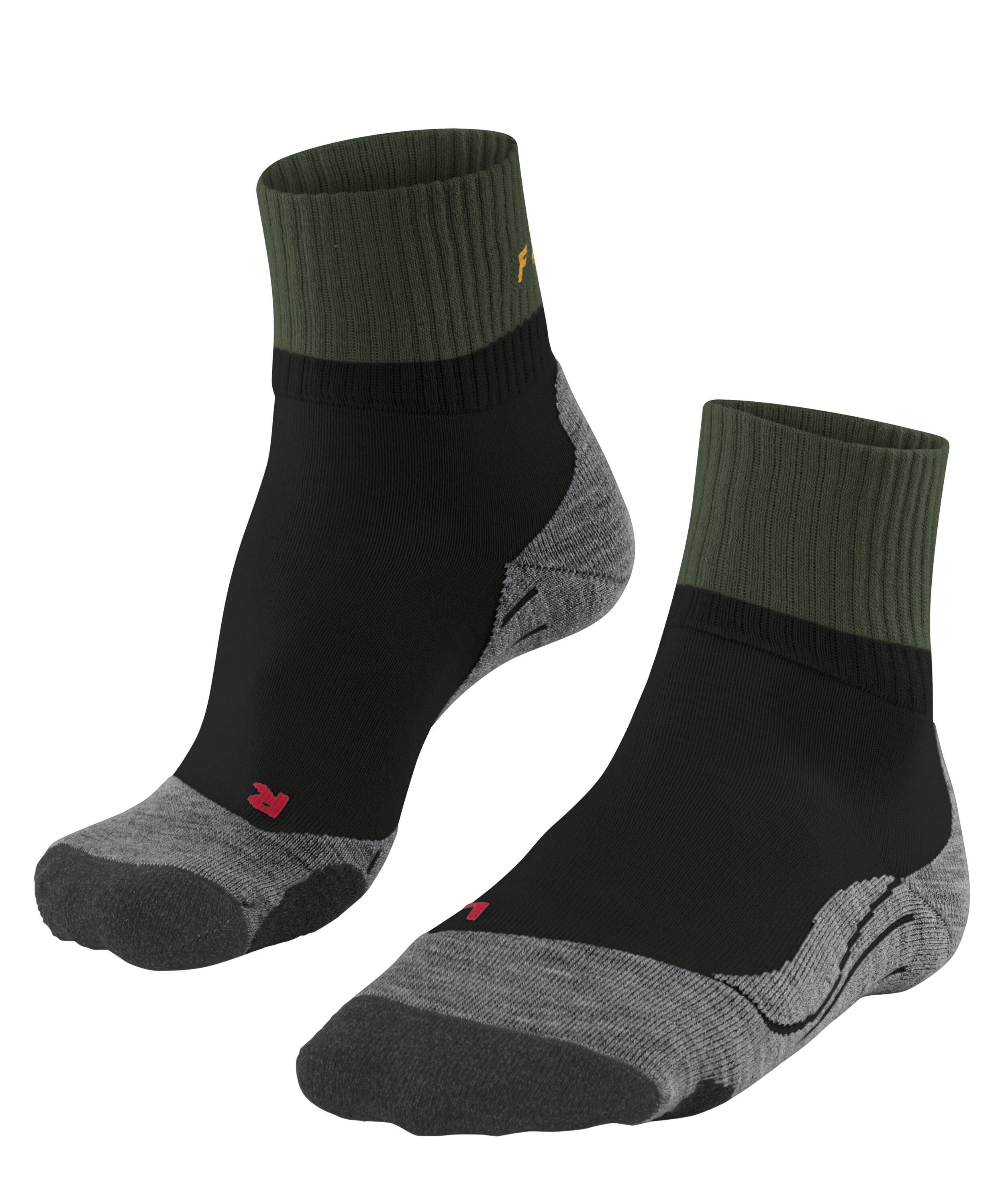 FALKE Wandersocken TK2 Explore Short (1-Paar) Hoher Komfort im Mittelgebirge black (3007)