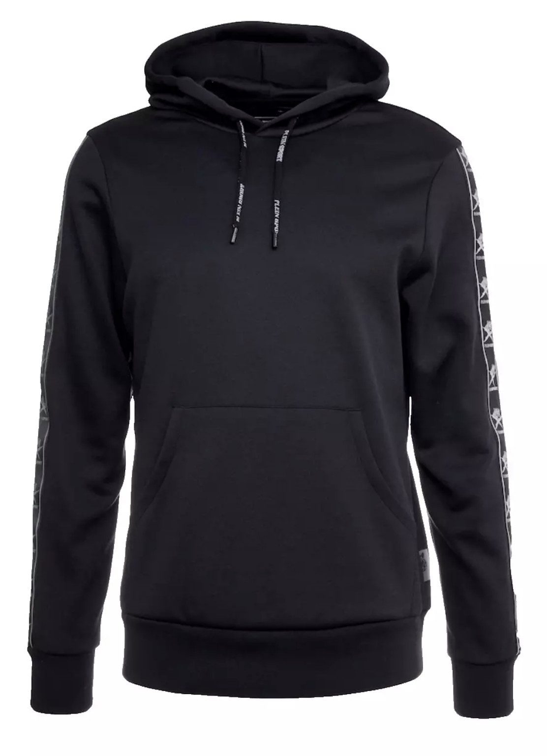 Hoodie Kapuzen Sweatshirt mit Tape Streifen