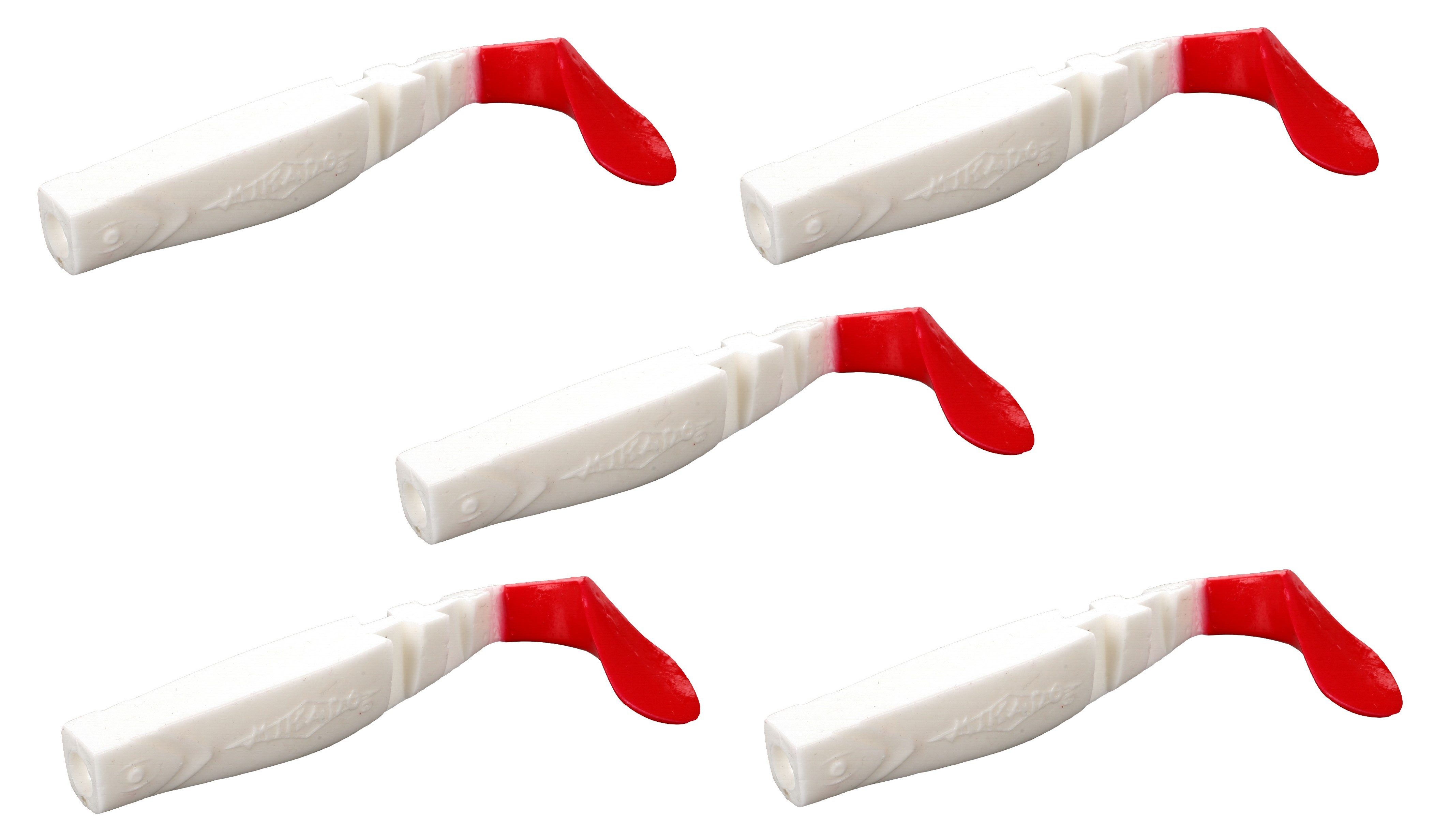 MIKADO Total Fishing Kunstköder Gummifische 5 Stück FISHUNTER 5cm oder 7cm - SET - Raubfisch, (5-St), Auffällige Farben