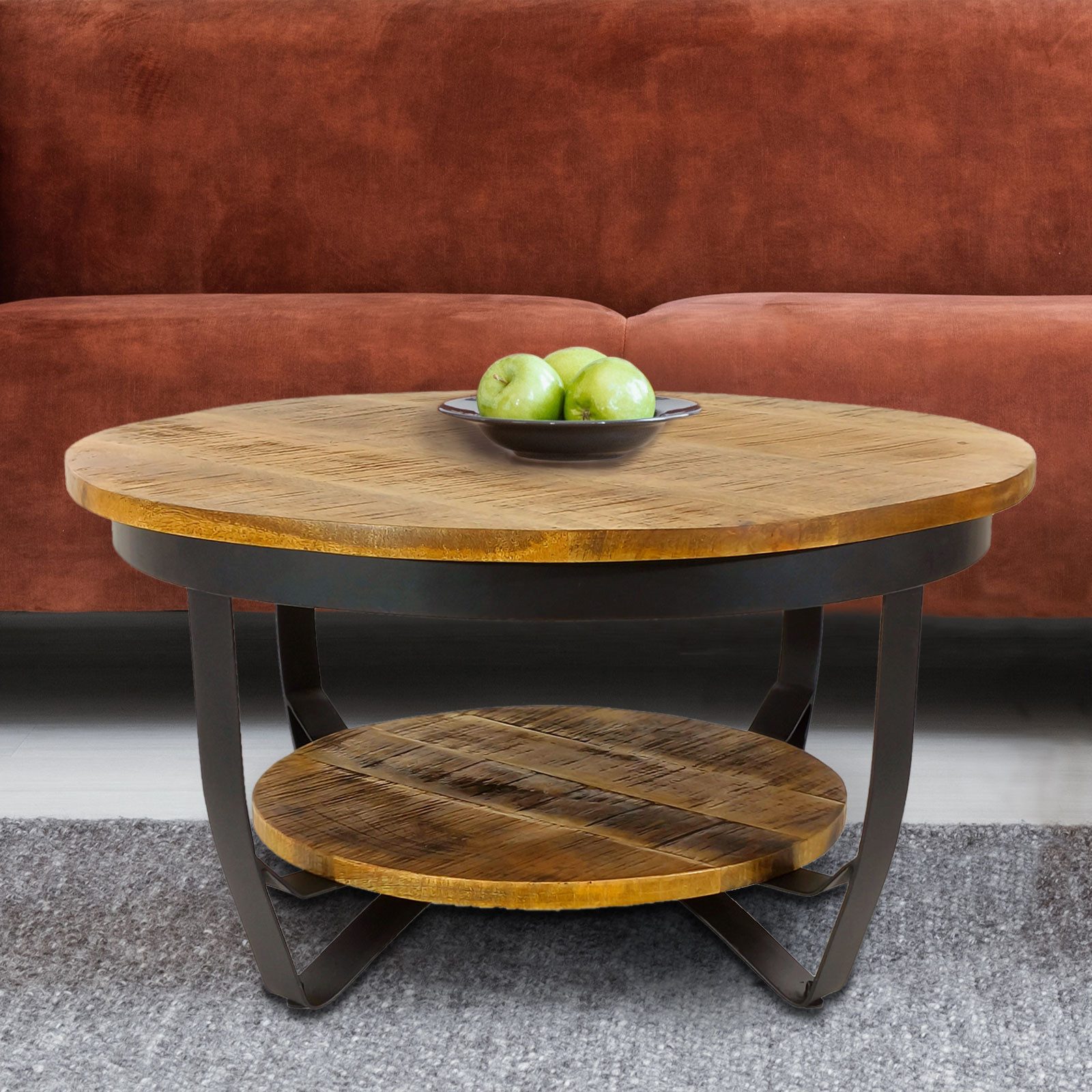 Amagohome Couchtisch Couchtisch rund ø65cm Beistelltisch günstig online kaufen