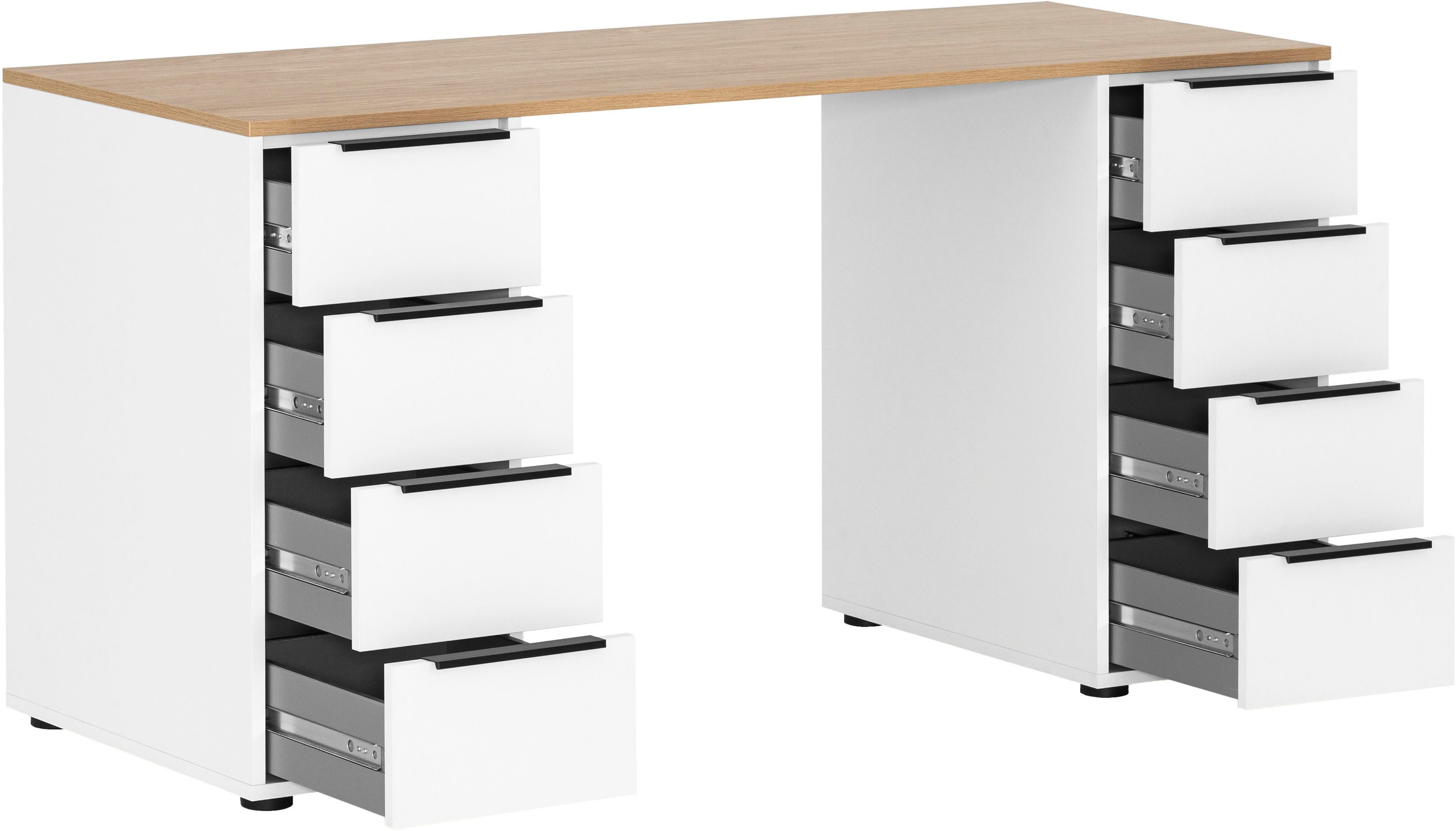 Schildmeyer Schreibtisch Elma, Schreibtisch, Made in Germany, B: 140 cm, Solide Verarbeitung - Dieses Produkt ist in Deutschland gefertigt