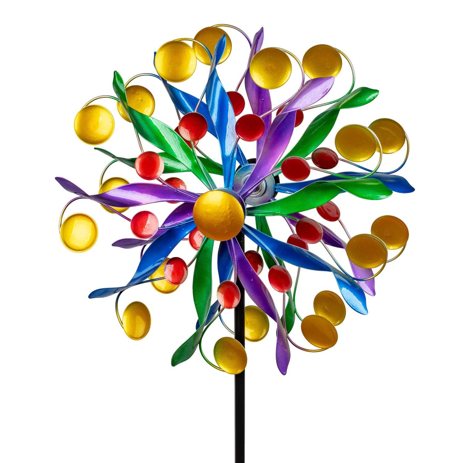 formano Deko-Windrad Sommerzeit, mit Kugellager, Mehrfarbig, Blume, H: 120cm