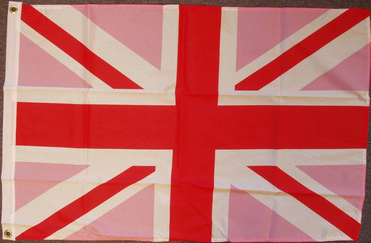 flaggenmeer 80 rosa Flagge g/m² Großbritannien
