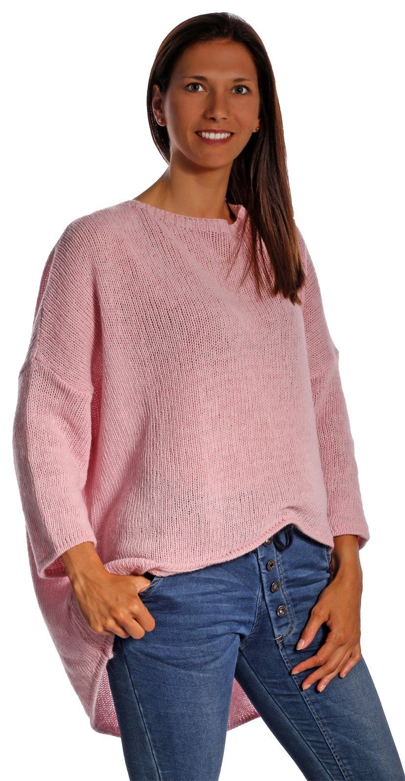 Charis Moda Strickpullover "Adriana" asymmetrischer Schnitt günstig online kaufen