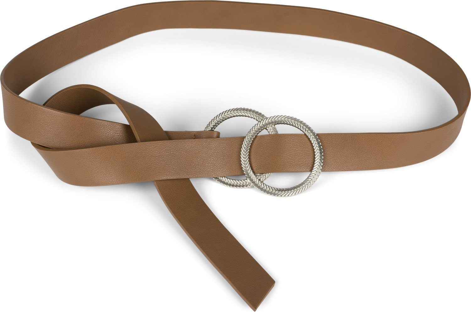 styleBREAKER Taillengürtel Einfarbiger Taillengürtel mit doppelter geprägte günstig online kaufen