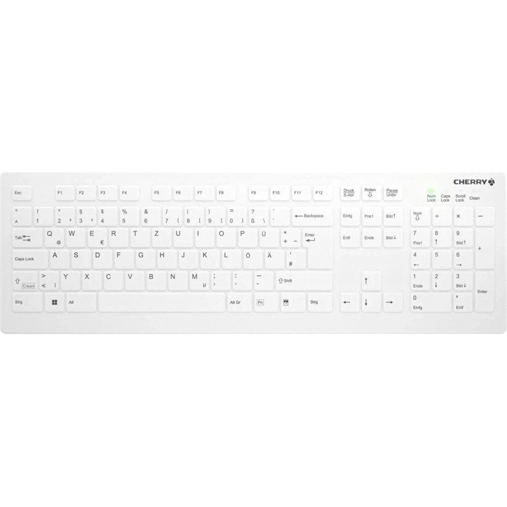 contour Cherry AK-C8112 Medical Keyboard - Wireless-Tastatur - weiß Wireless-Tastatur