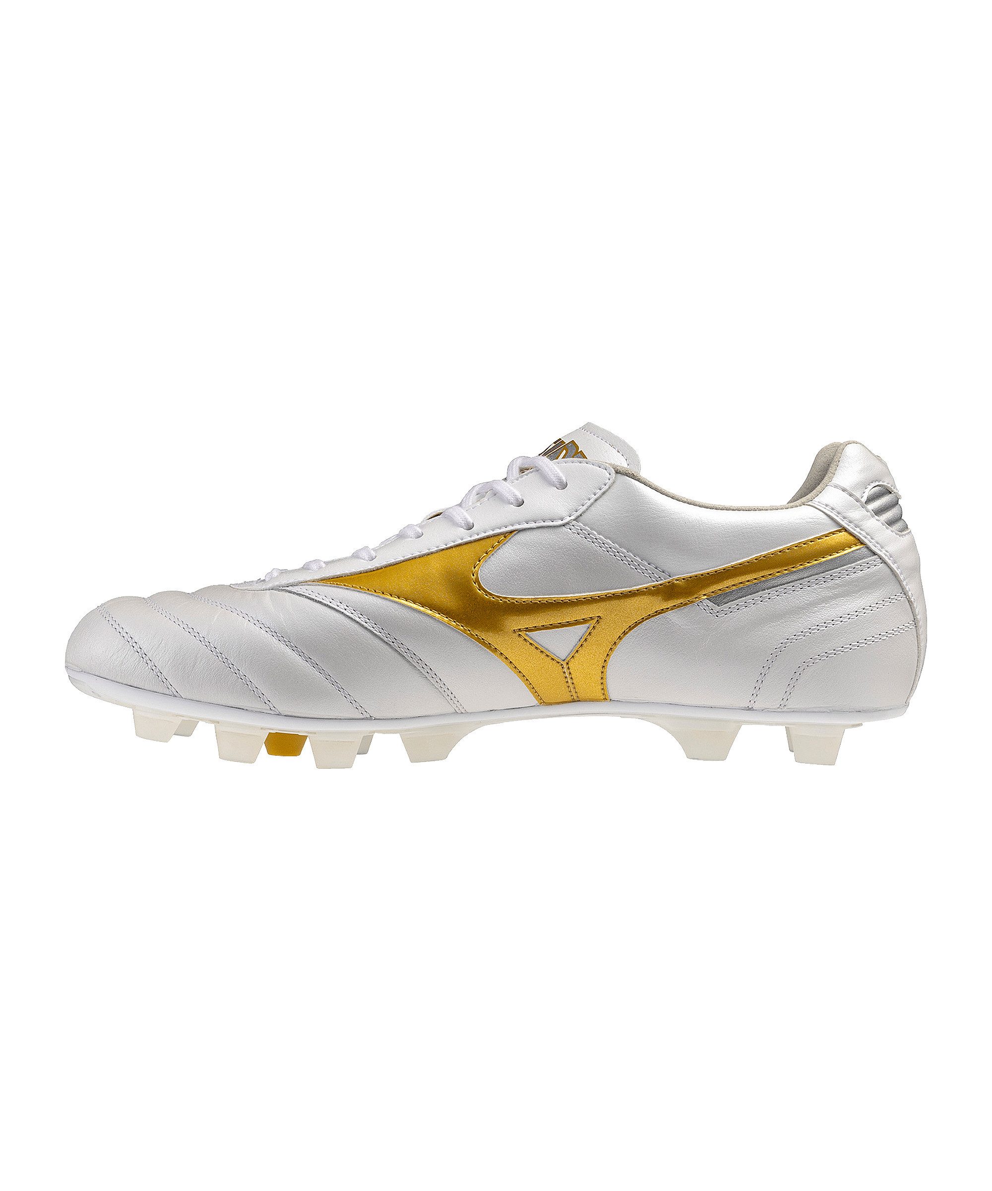 Mizuno Mizuno Morelia II Elite FG Prism Weiß Unisex Fußballschuh