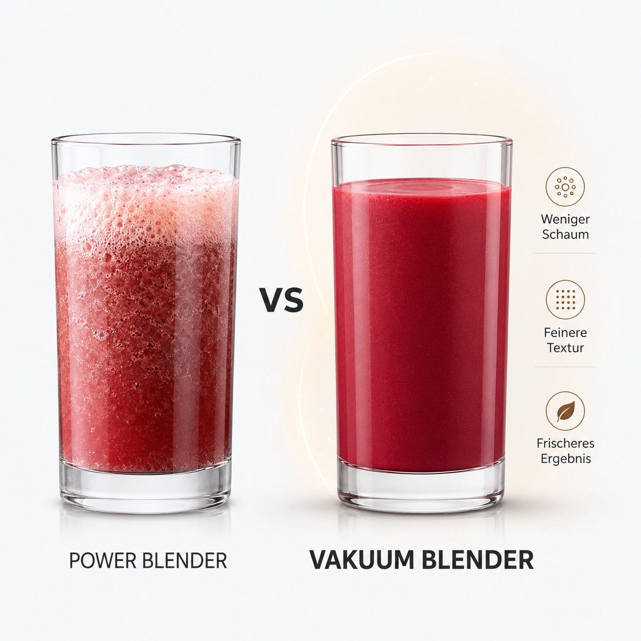 Kuvings Standmixer Vacuum Blender SV-500ME, 1500 W, Optimale Vakuumbedingungen, 32.000 U/Min