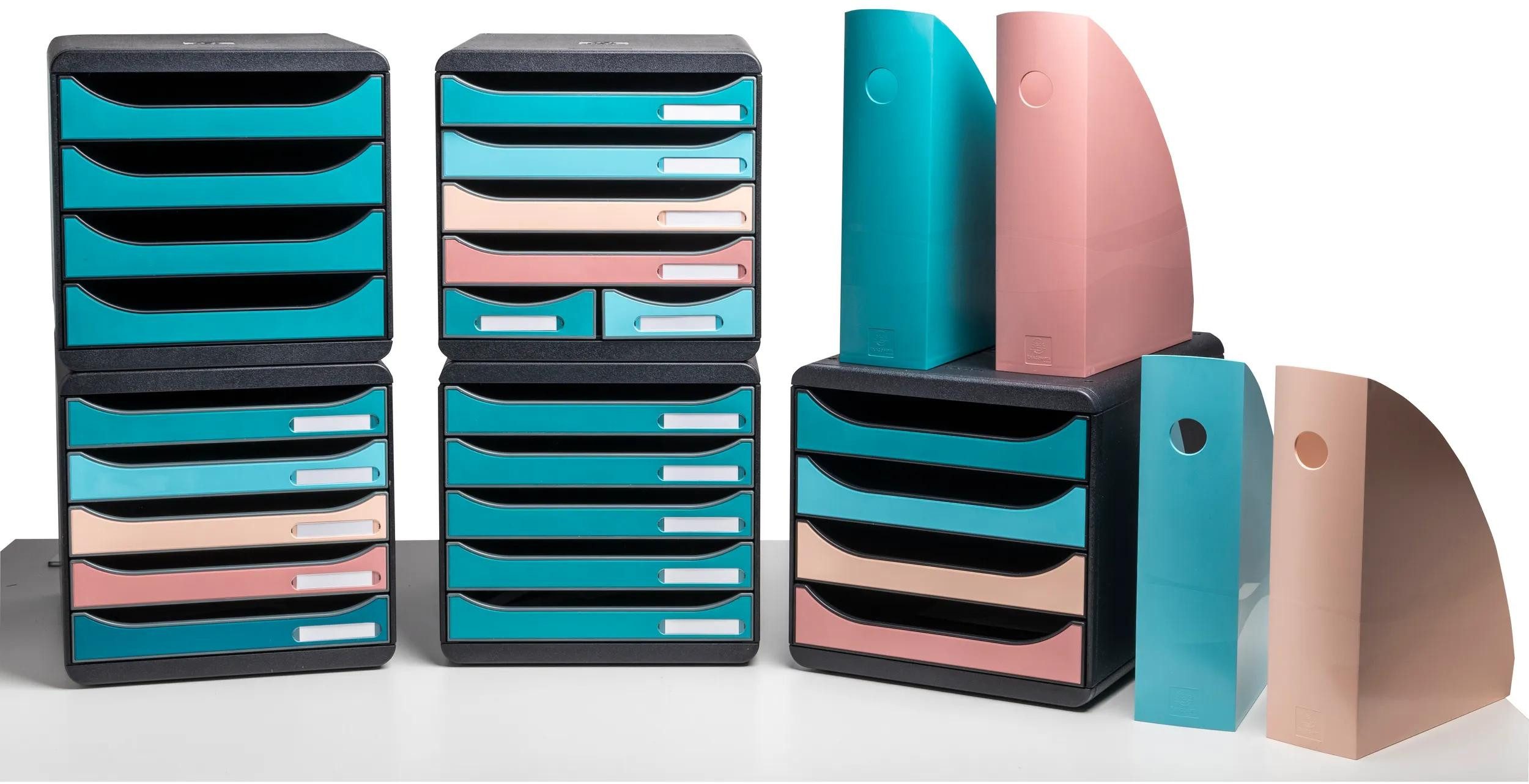 EXACOMPTA Stehsammler 6x Mag Cube, Stehsammler, Skandi - 18231D, Stehsammler