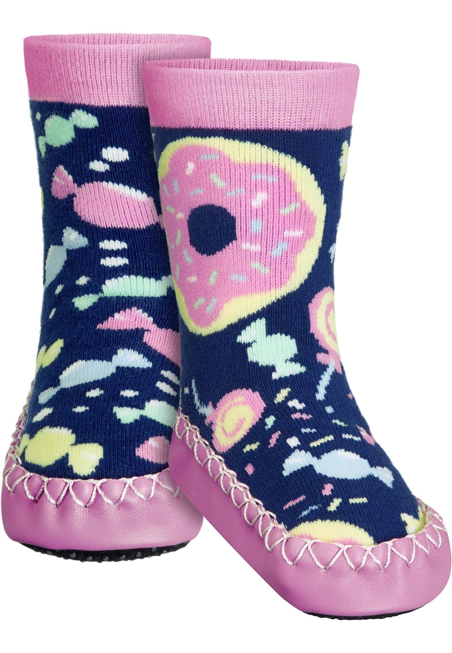 Playshoes Hüttenschuh Bonbons Hausschuh – Bild 3 von 5