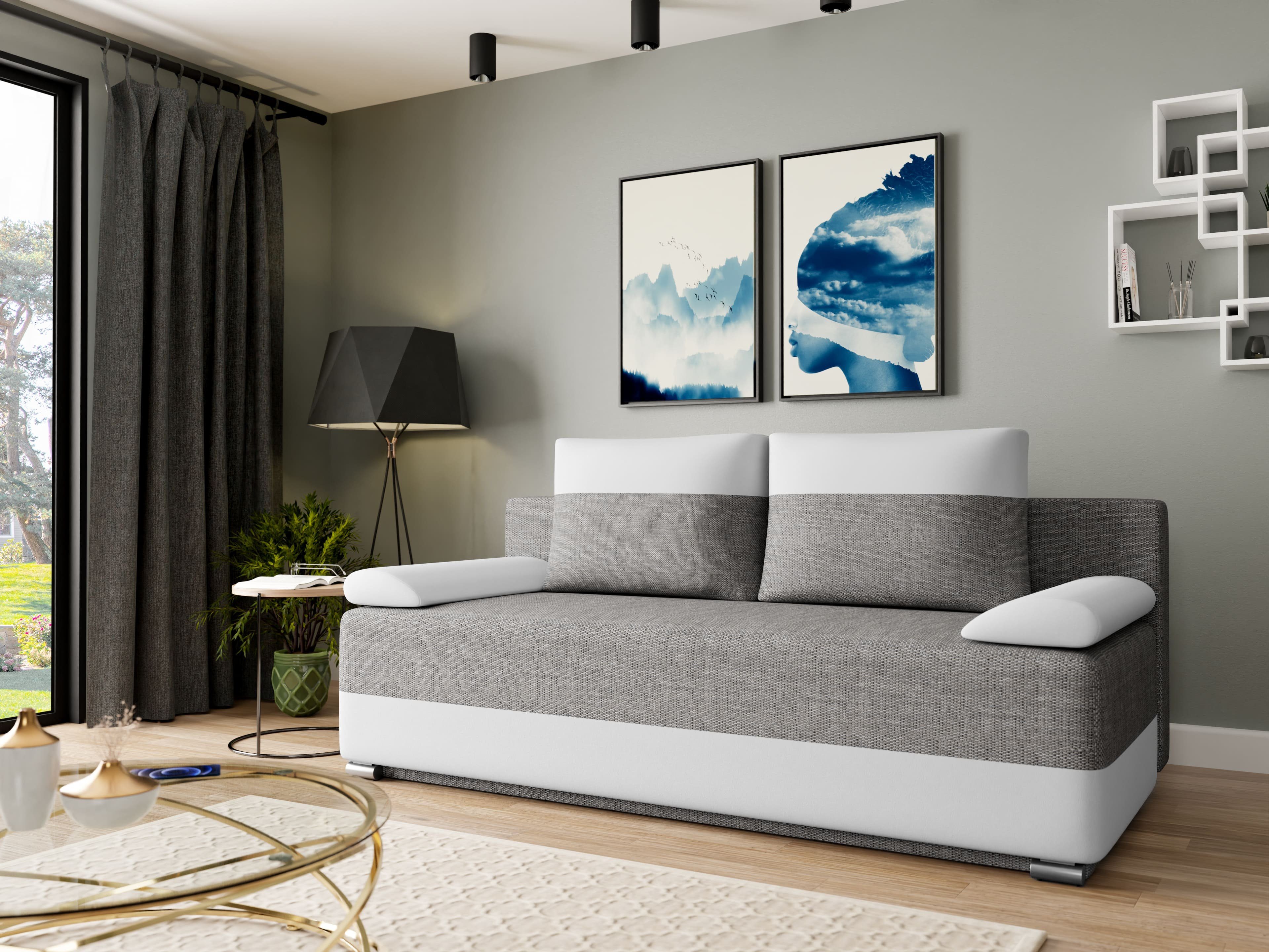 MOEBLO Schlafsofa ATLANTA, Schlafcouch Sofa Couch für Wohnzimmer Schlafsofa günstig online kaufen