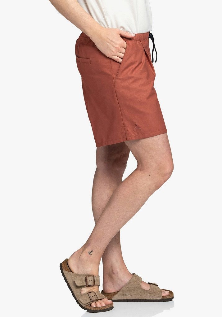 Schöffel Shorts Freizeithose Bilbao (hoher Tragekomfort) kurz ziegelsteinrot Damen