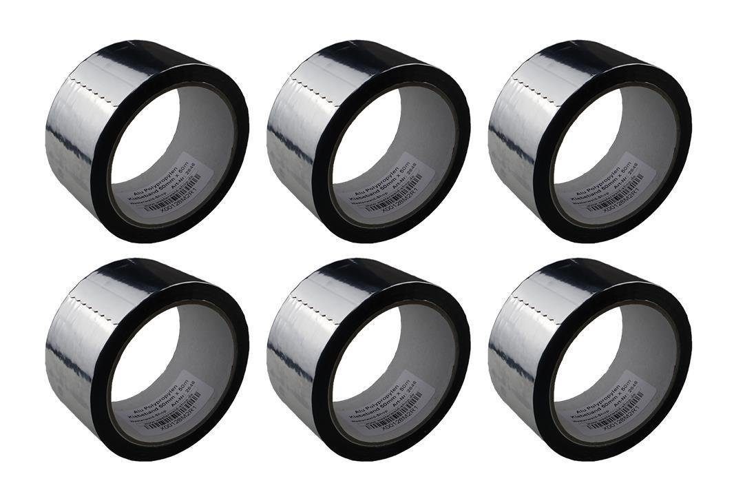 varivendo Dampfsperrklebeband 6 Rollen Alu Polypropylen günstig online kaufen