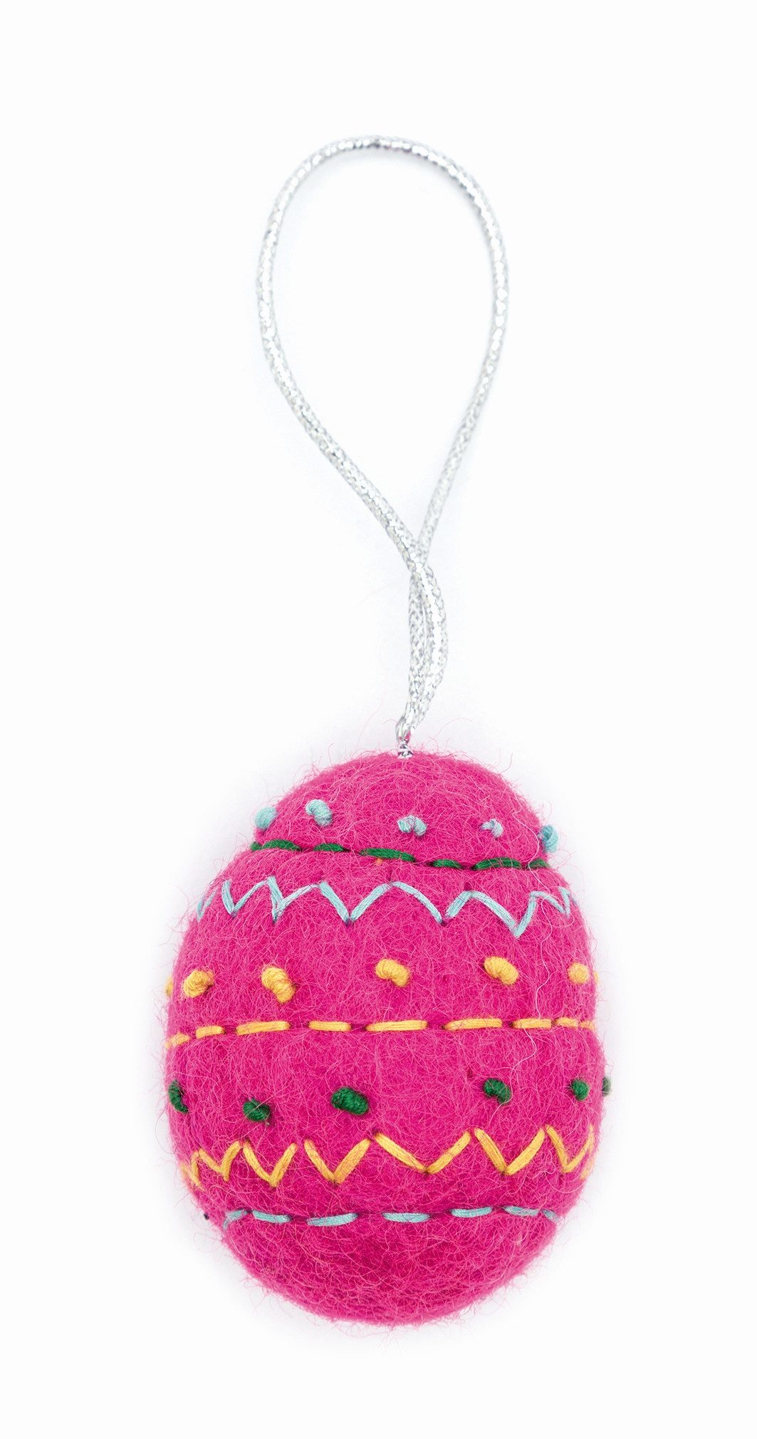 El Puente Osterei Deko-Anhänger "Osterei", Handmade, Fair Trade