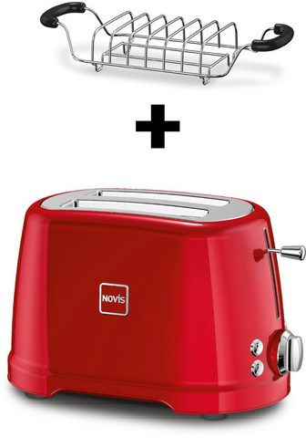 NOVIS Toaster T2 raudona rinkinys 2 kurze Sc...