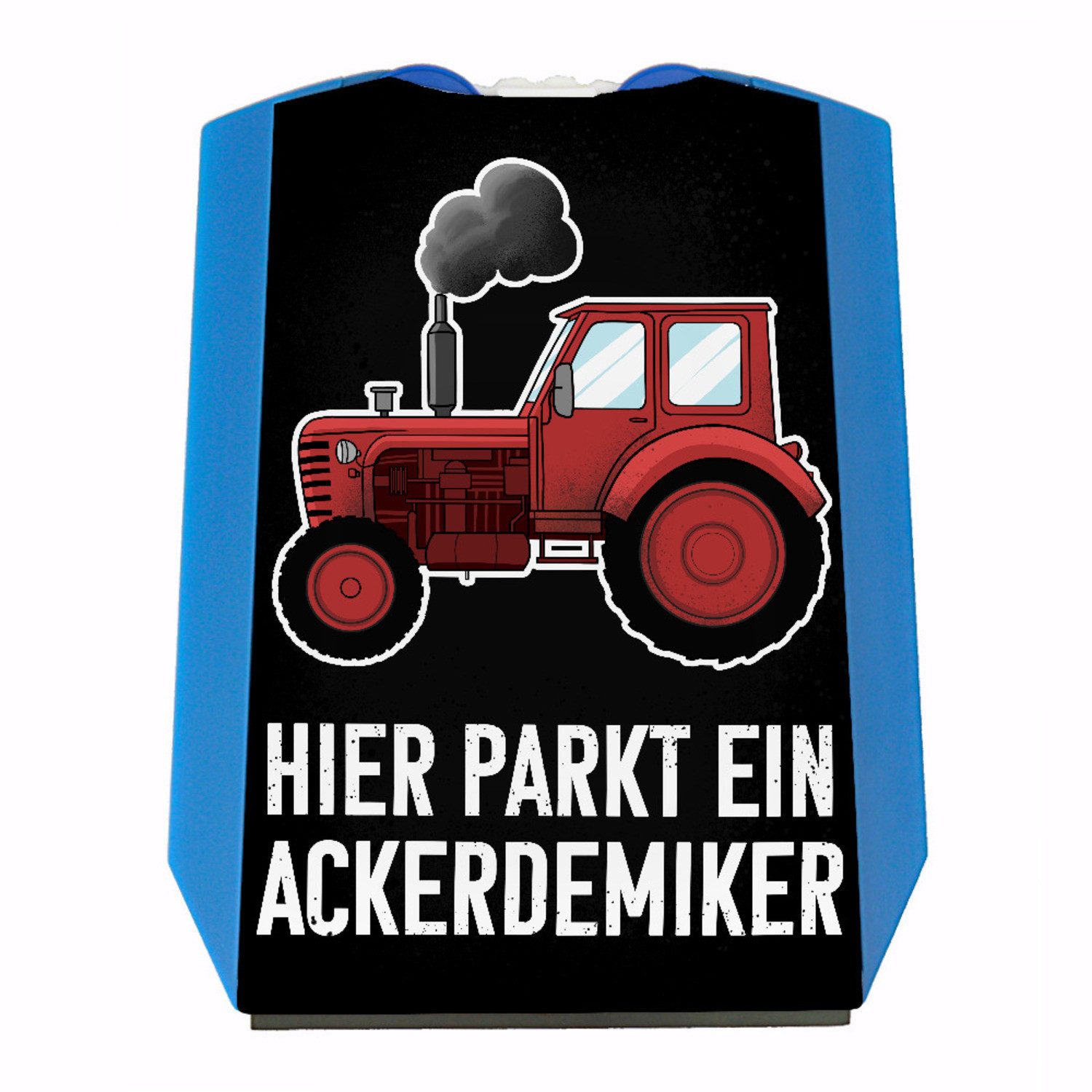 Parkscheibe Hier parkt ein Ackerdemiker Traktor Parkscheibe mit 2