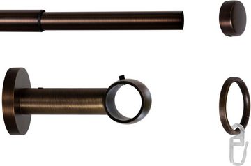 Gardinenstange Cap-Noble, mydeco, Ø 16 mm, 1-läufig, ausziehbar