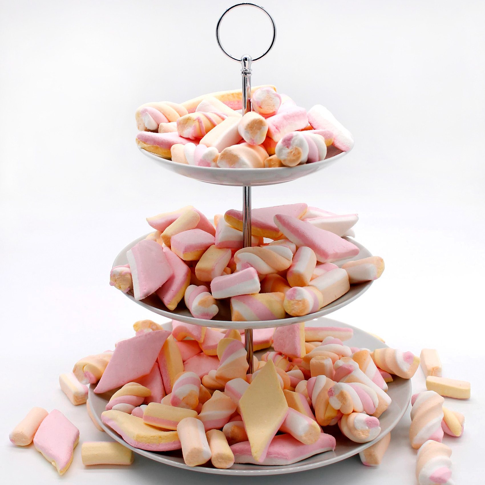 Mr. Mallo Süßigkeit Mr. Mallo Marshmallows Spitzbeutel bunt (12x 250g), 12 x 250 g, (Schaumzuckerware Marshmallow Bunt 12 á 250g Beutel) – Bild 4 von 5