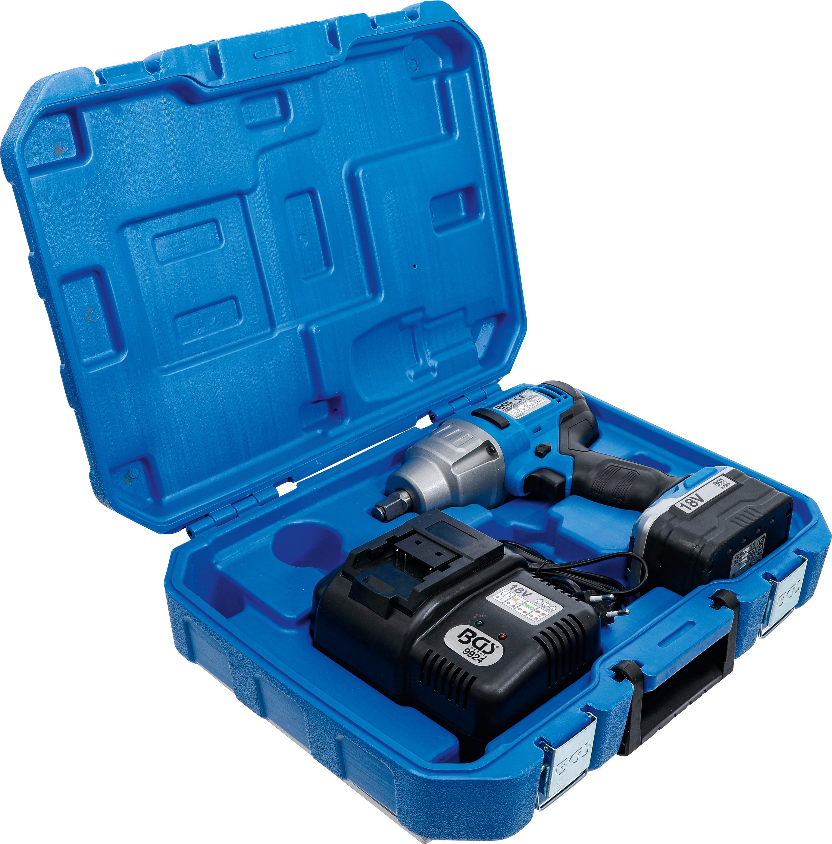 BGS technic Akku-Schlagschrauber Akku-Schlagschrauber, 520 Nm, max. 1600 U/min, 18 V