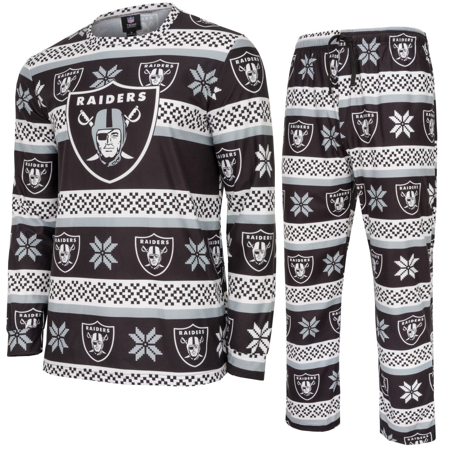 Forever Collectibles Sweatanzug NFL Teams XMAS Pyjama Hose Set