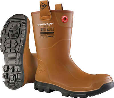 Dunlop_Workwear »Purofort RigPRO full safety« Gummistiefel mit Snug-fit Passform, die ein Verrutschen der Ferse verhindert, braun